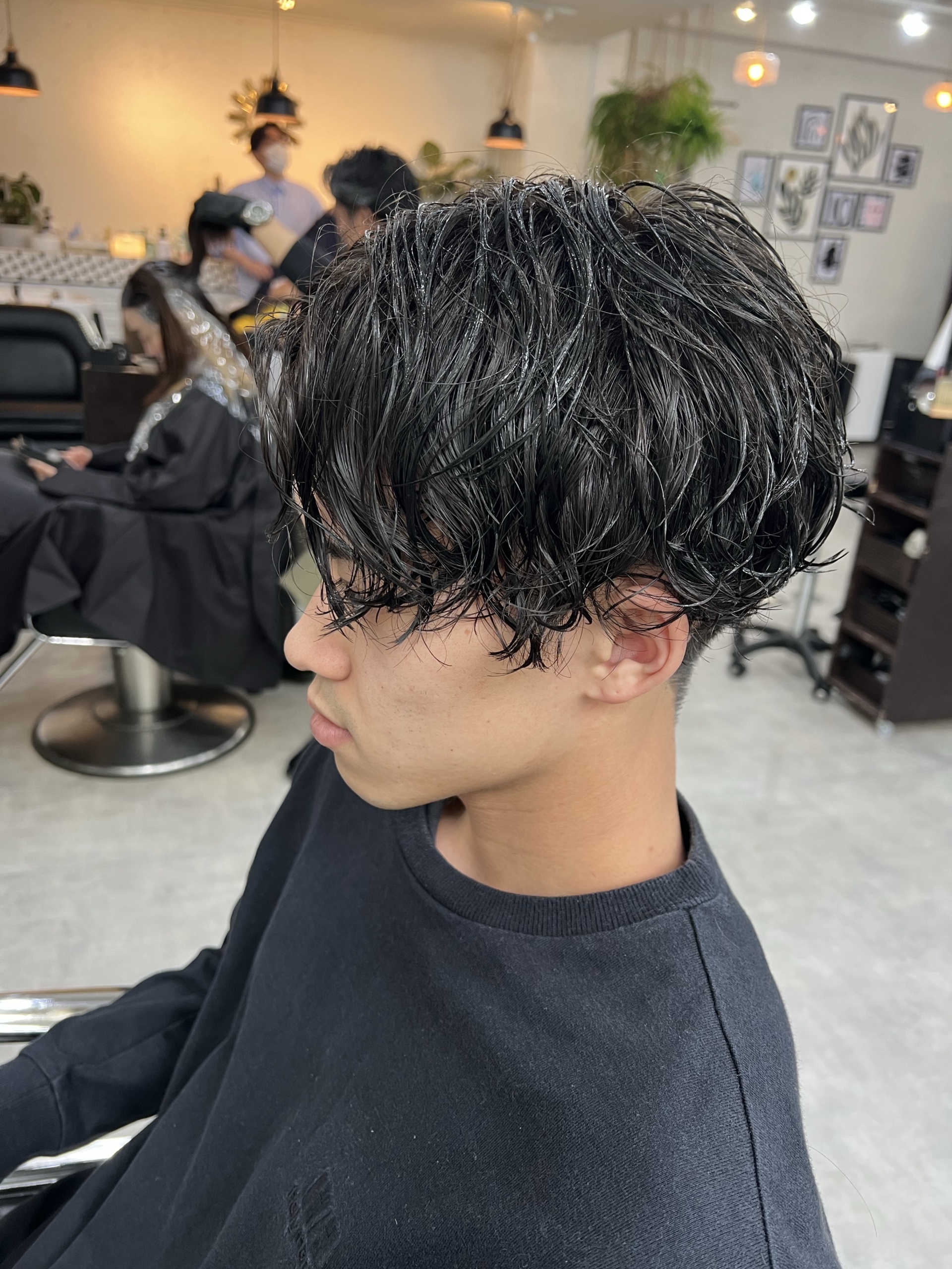 Men Sstyleセンターパート パーマ N10 Hairsalon